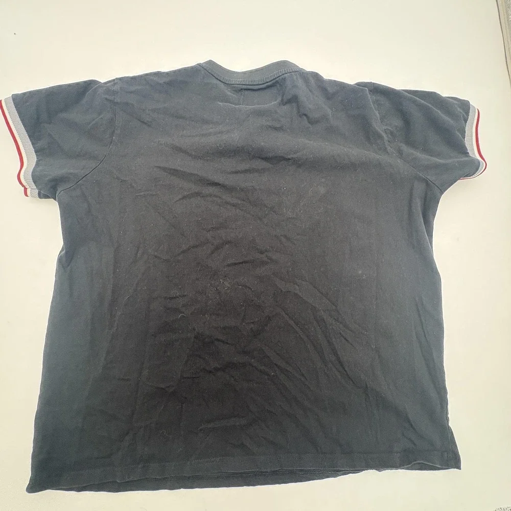 Craft + Flow Polo Shirt Mens 3XL‎ Black Knit Trim Short Sleeve Basic Casual